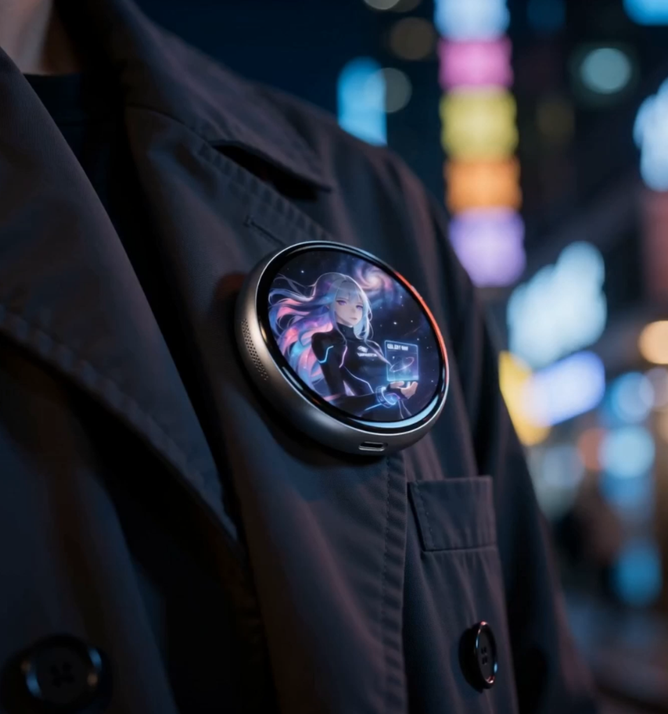 HiTaps — Close-up Badge on Chest